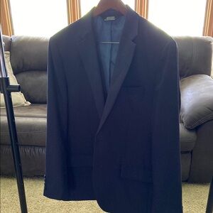 Haggar Navy The Active Series Tailored Fit Blazer (42R)